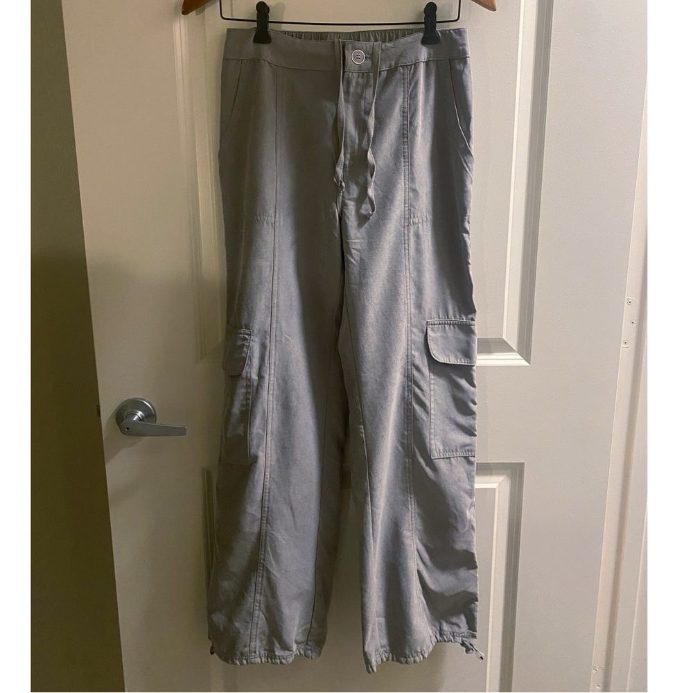 Gray Cargo Utility Pant Size XS High Rise